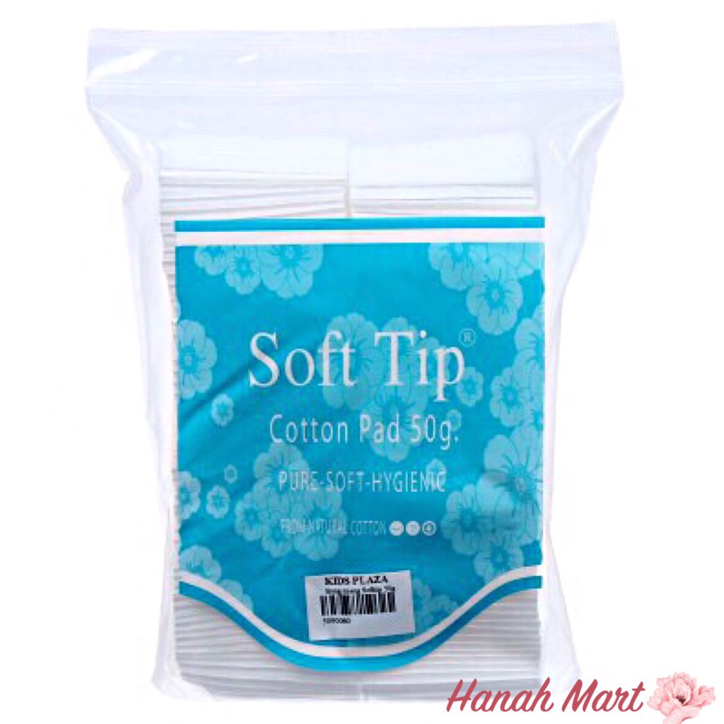 Hàng Thái chất - Bông tẩy trang Softtip 50g chính hãng,100% thiên nhiên, không gây dị ứng