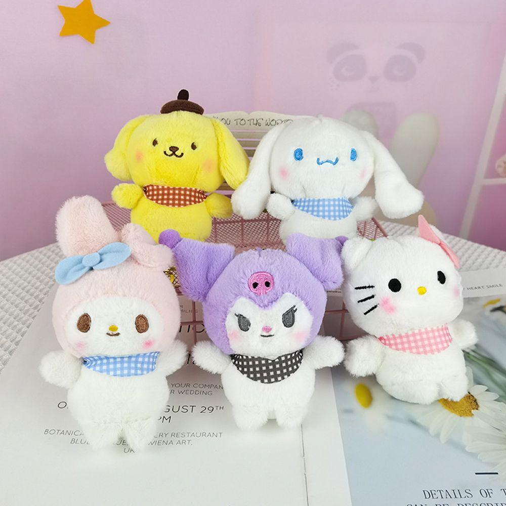 Móc Khóa Hình Thỏ Nhồi Bông Kuromi KT Cinnamoroll Đáng Yêu