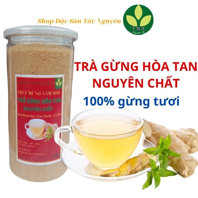 TRÀ GỪNG HÒA TAN NGUYÊN CHẤT ĐĂK LĂK, BỘT GỪNG, TRÀ GỪNG NGUYÊN CHẤT DAK LAK