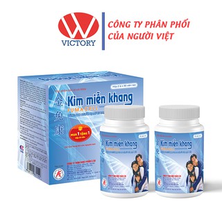 Kim Miễn Khang (Hộp 180 viên) - Hỗ trợ giảm các bệnh ngoài da, vảy nến - TẶNG 1 HỘP 30 VIÊN