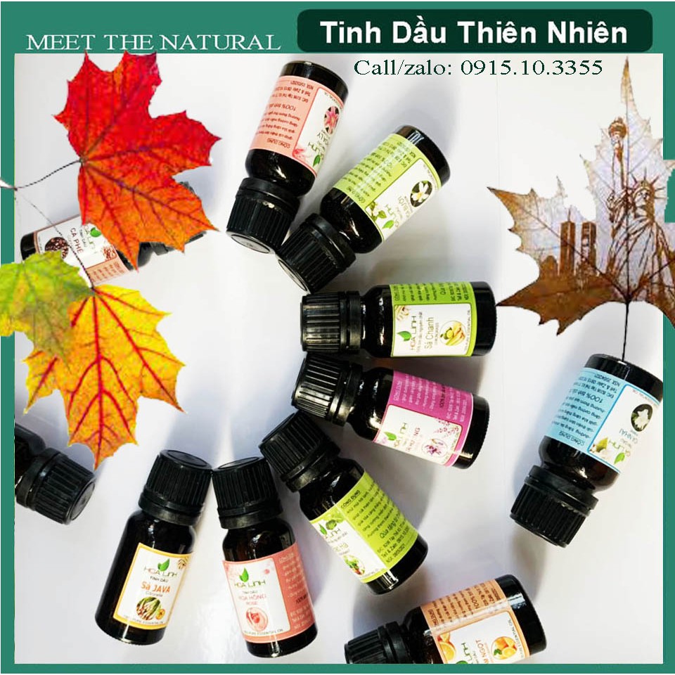 Tinh dầu thiên nhiên nguyên chất HOALINH - chai10ml | Tự chọn mùi