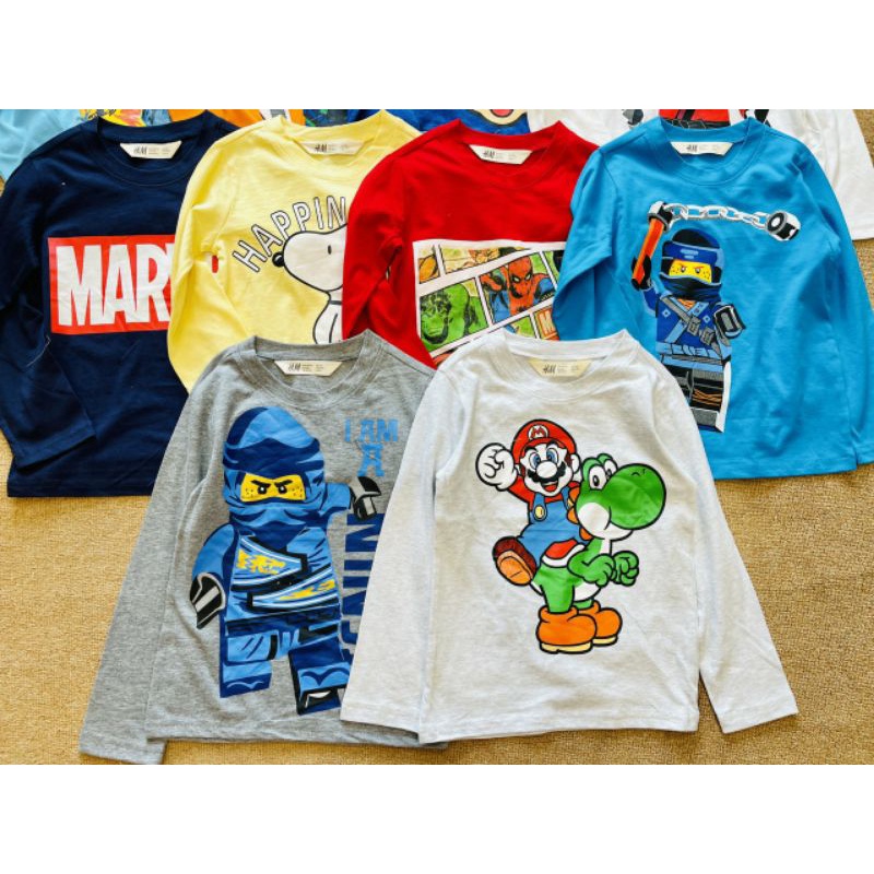 Áo cotton bé trai 2-10 tuổi vnxk dư xịn