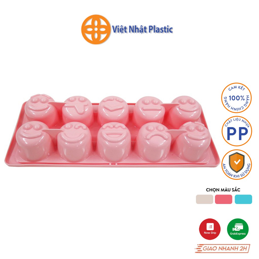 Khuôn nhựa làm đá Việt Nhật Plastic hình mặt cười ngộ nghĩnh