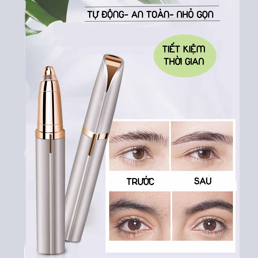 Máy tỉa lông mày Bút tỉa lông mày Máy cạo lông mini đa năng Cạo lông tơ mặt ria mép Hình son môi Cạo râu