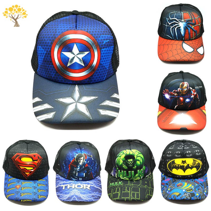 [Cheap] Marvel Avengers America Captain Iron Man Baseball Caps for Men Women Adjustable Hip Hop Snapback