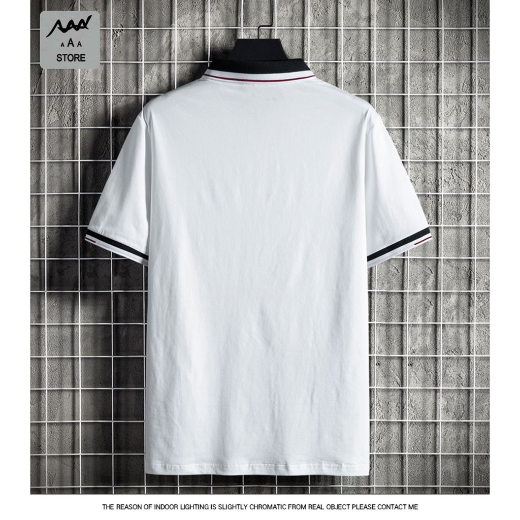 Áo POLO nam AAA - áo thun tay lỡ cotton, phong cách Quý ông thời trang, lịch lãm | BigBuy360 - bigbuy360.vn