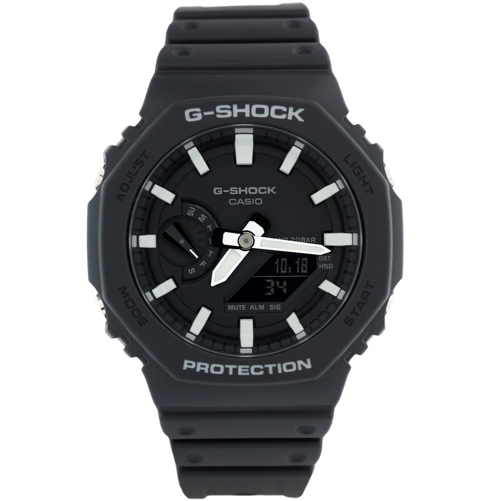 Đồng hồ nam dây nhựa Casio G-Shock chính hãng Anh khuê GA-2100-1ADR