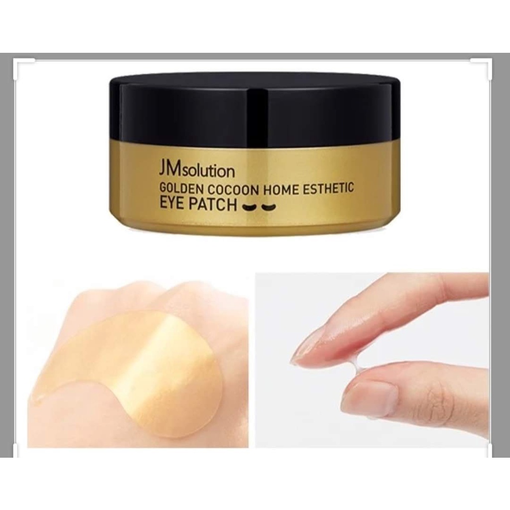 MẶT NẠ MẮT KÉN TẰM CẢI THIỆN NẾP NHĂN, CHỐNG LÃO HÓA JM SOLUTION GOLDEN COCOON HOME ESTHETIC EYE PATCH CHÍNH HÃNG - 9811