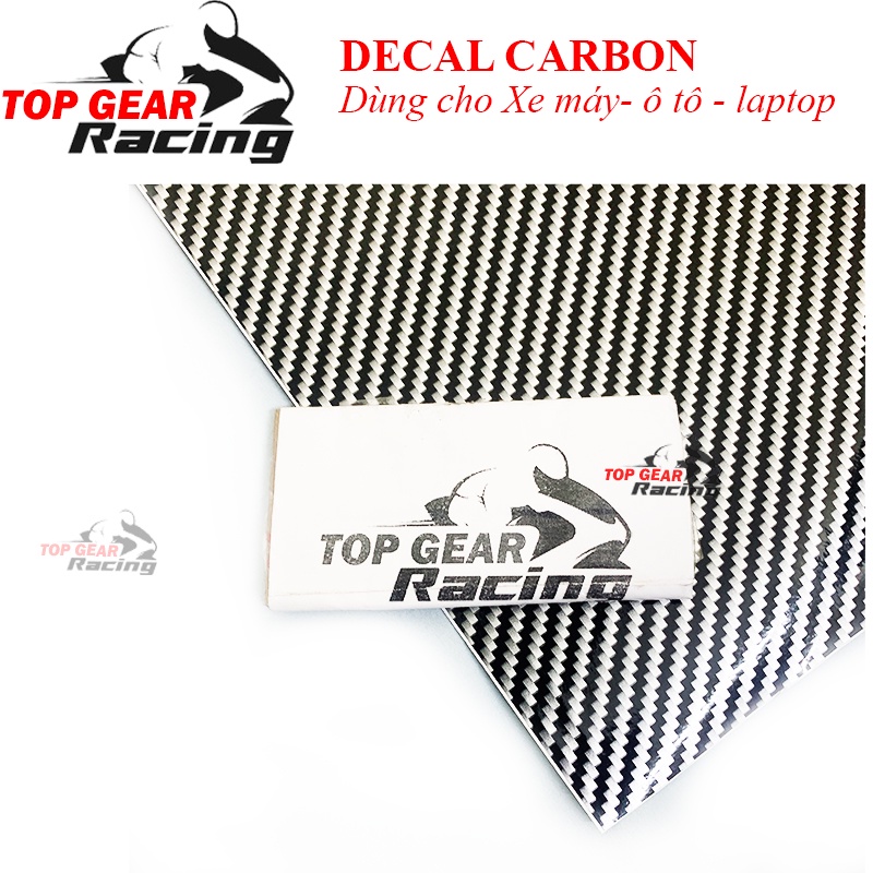 Decal Cacbon Dán Đa Năng Khổ Tự Chọn &lt;TOPGEAR&gt;