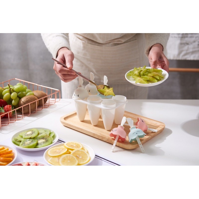 Khuôn làm kem hình ngô dễ thương