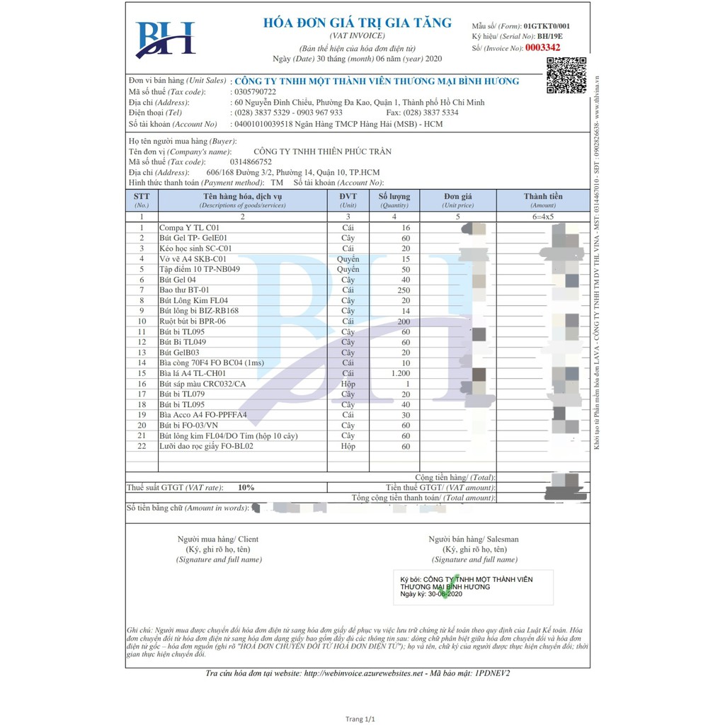 Bút Bi Thiên Long TL-049, Nét 0,8mm (Hộp 20 cây - mực xanh)