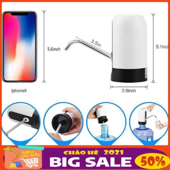 Máy Hút Nước 🎁FOLLOW GIẢM 20K🎁 Từ Bình Nước Hút Xăng, Rượu... Tự Động Thông Minh Sạc Điện