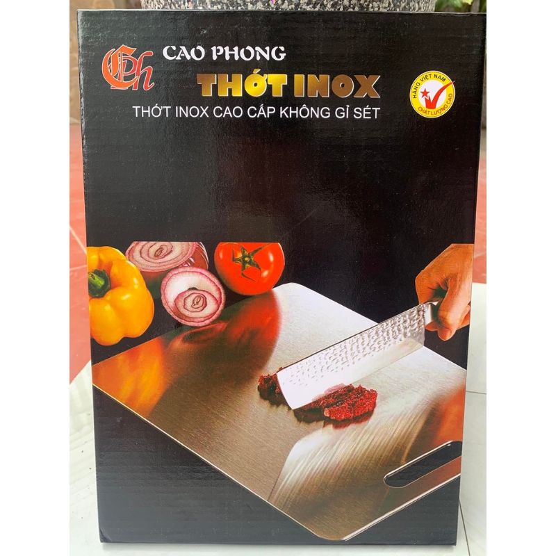 Thớt inox chống gỉ kháng khuẩn hàng Việt Nam chất lượng cao