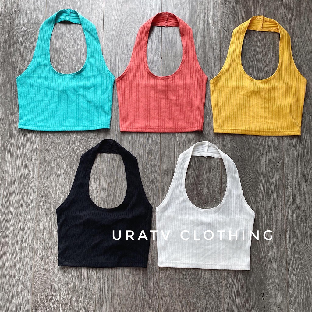 [FREESHIP - ẢNH CHÍNH CHỦ] ÁO croptop cổ YẾM xuất dư F21