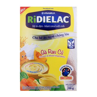 Bột ăn dặm Ridielac Heo Bó Xôi