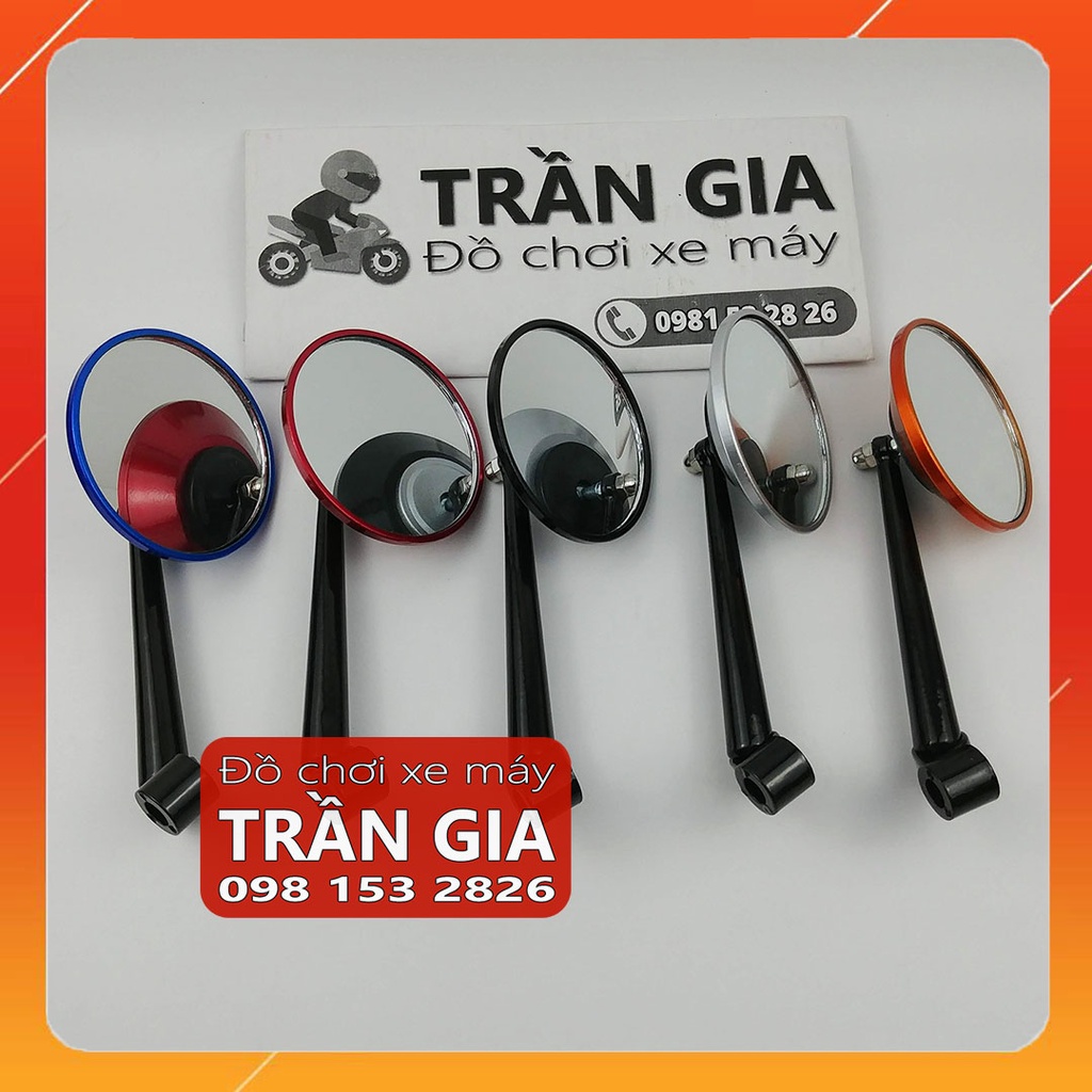 Kính/Gương/Kiếng chiếu hậu tròn xe máy gắn Sh Mode Grande Janus Vario Vision Lead AB airblade Winner Exciter Wave Sirius