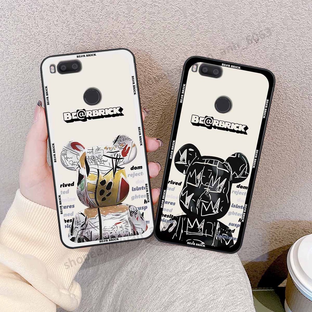 Ốp Xiaomi Mi A1 be@r brick mars thời trang, ốp lưng điện thoại viền dẻo siêu chất