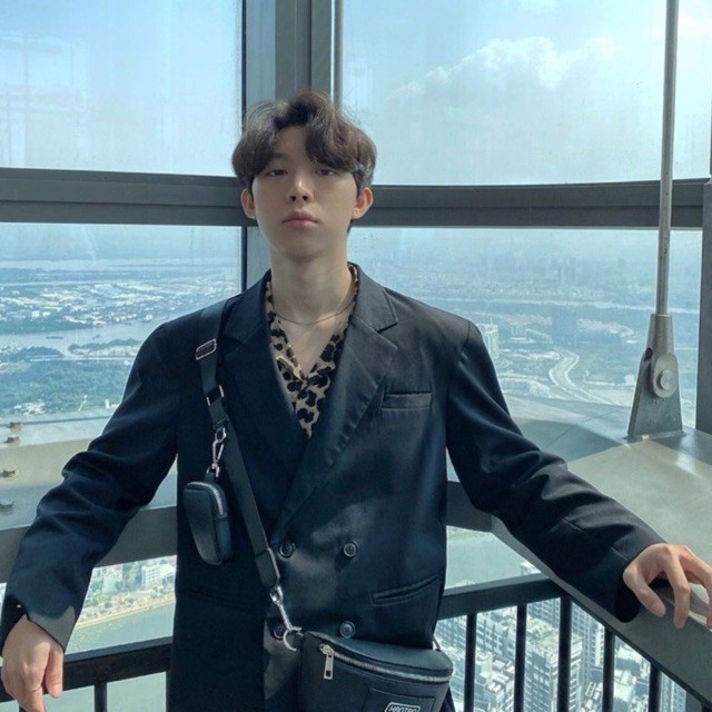 Áo khoác blazer oversize unisex 4 nút