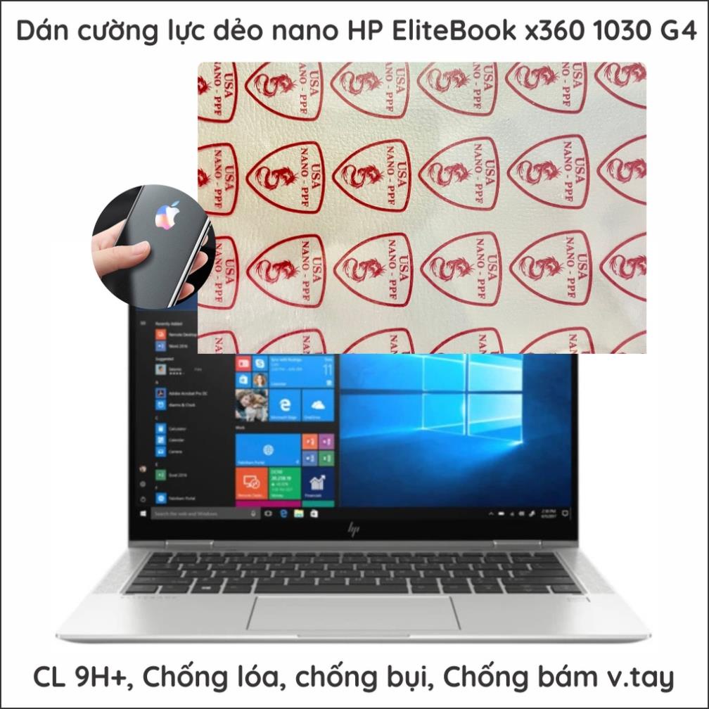 Dán cường lực màn hình Laptop HP EliteBook x360 1030 G3/  x360 1030 G4 dẻo nano siêu mỏng, trong suốt, nhám chống loá