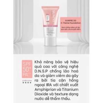 Kem chống nắng Mona Frema Sunpre X treame AA/ DD HỒNG/ CAM/ VÀNG 50ml BÁC SĨ HOA