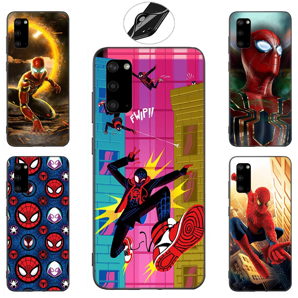 Samsung Galaxy S10 S9 S8 Plus S6 S7 Edge S10+ S9+ S8+ Casing Soft Case 83SF Spider-Man SpiderMan Marvel mobile phone case