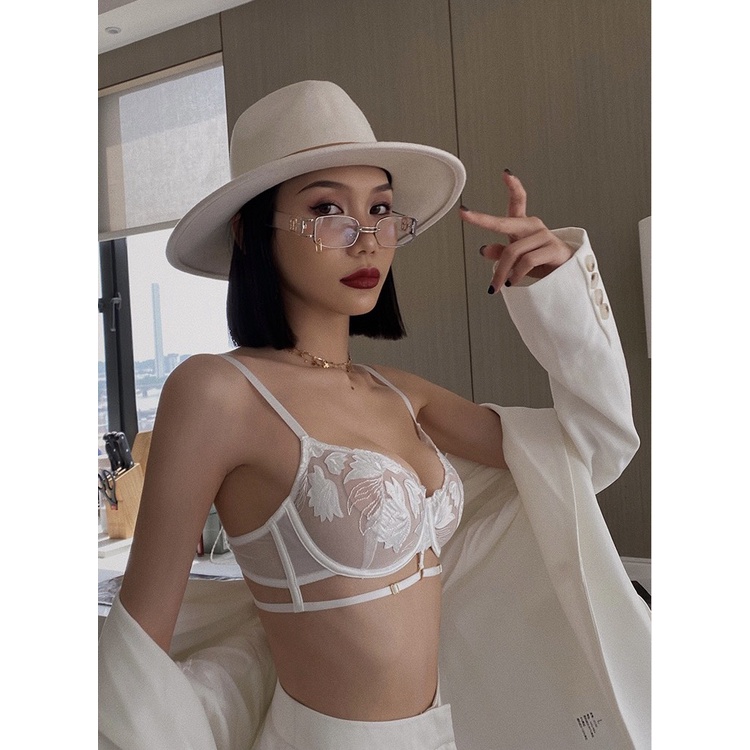 Bộ Đồ Lót Nữ Có Gọng Ren Hoa Mỏng Sexy Cao Cấp, Nâng Ngực Tự Nhiên Mềm Mại Thoáng Mát_LM010 | BigBuy360 - bigbuy360.vn