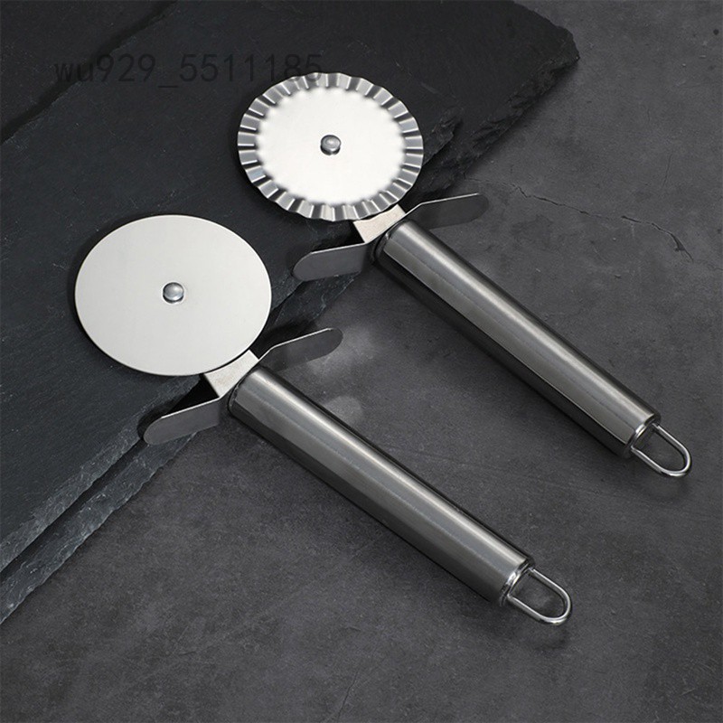 Dao Lăn Cắt Bánh Pizza Chuyên Nghiệp Bằng Thép Không Gỉ Inox 304