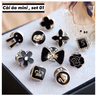 Set 10 chiếc châm cài áo xinh xắn [FREESHIP]