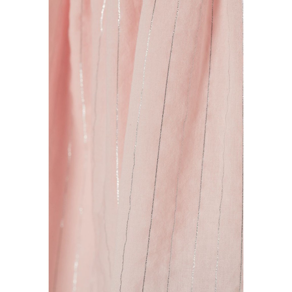 Váy xòe cánh tiên hồng sọc bạc HM H&amp;M sz 4-6, 6-9m_hàng chính hãng authentic