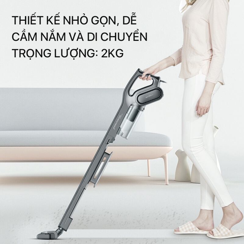 [Mã ELHA22 giảm 6% đơn 300K] Máy Hút Bụi Cầm Tay có dây Deerma DX700S/DX600 - BH CHÍNH HÃNG 12 Tháng