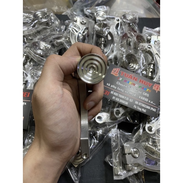 Càng thắng cong salaya inox 304 gắn xe thắng đùm honda yamaha exciter 10 ex vario click wave dream