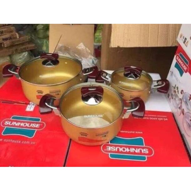 HÀNG LOẠI 1_bộ nồi, bộ xoong inox 3 cái hàng chuẩn loại 1-6634