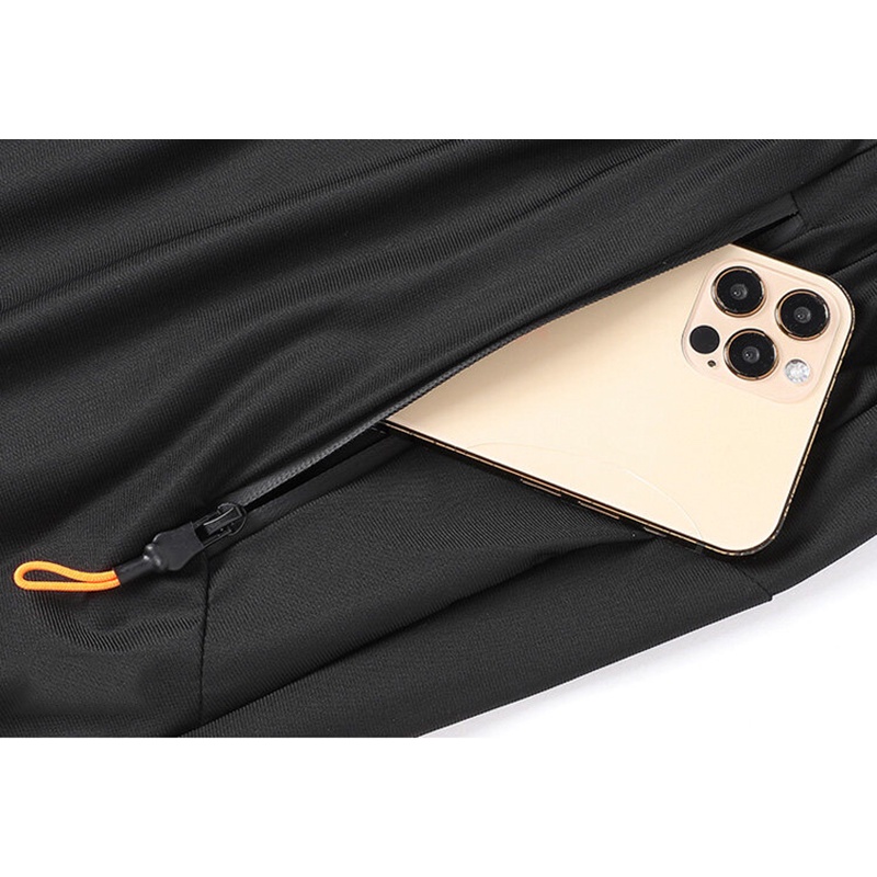 Quần Short Vải Lụa Lạnh Mỏng Dáng Rộng Thoáng Khí Thời Trang Mùa Hè Cho Nam