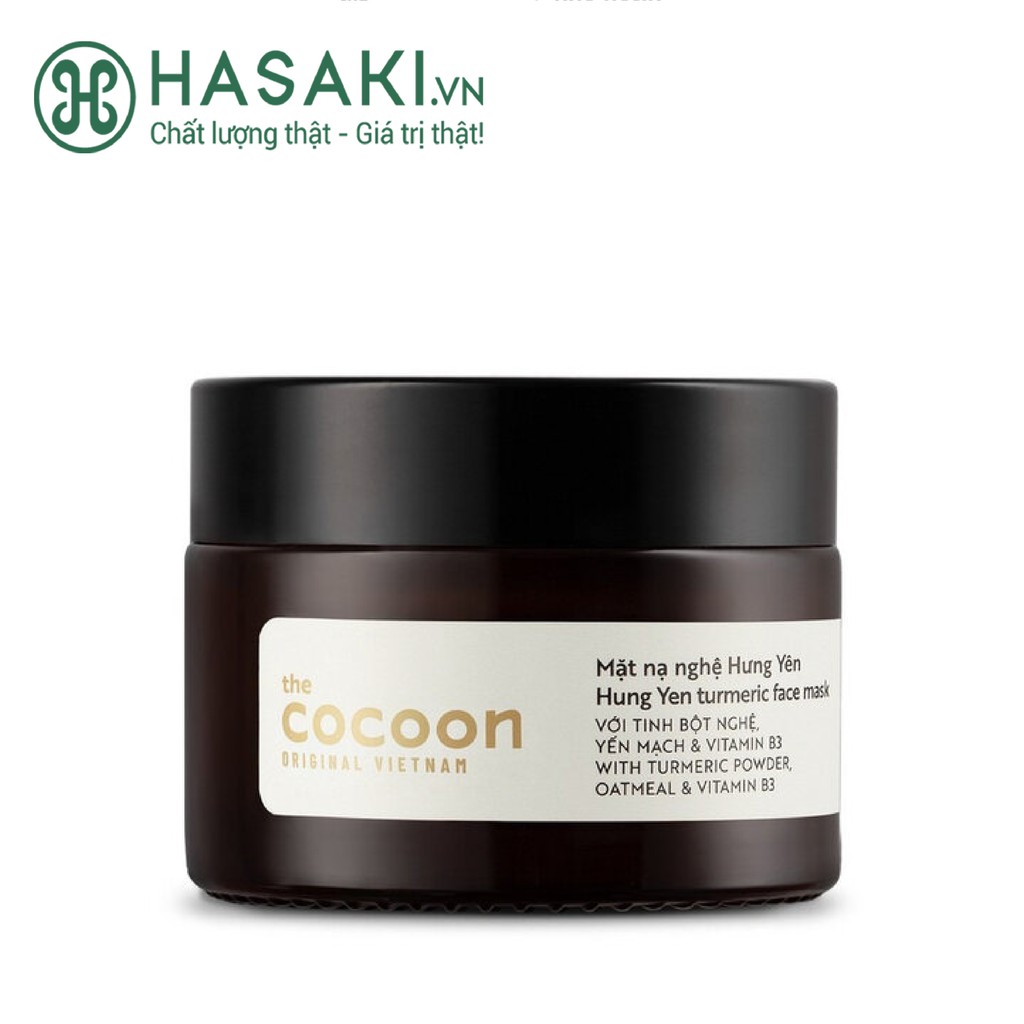 Mặt Nạ Nghệ Hưng Yên Cocoon Giúp Da Rạng Rỡ Mịn Màng 30ml