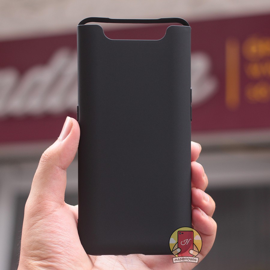 Ốp Lưng Samsung Galaxy A80 / A90 Dẻo Đen Chống Ố