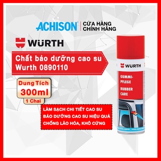 Chất bảo dưỡng cao su wurth 0890110 wurth gummi pflege rubber care chính hãng cao cấp