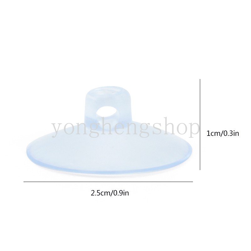 Set 20 Cốc Hút Kính Cửa Sổ / Nhà Bếp / Phòng Tắm Hình Đầu Nấm 25mm Có Thể Tái Sử Dụng
