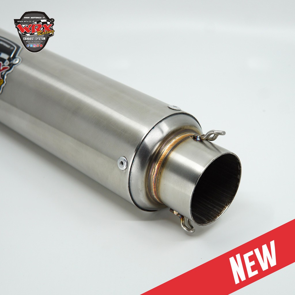 Pô WRX GP5 K1  tròn màu inox