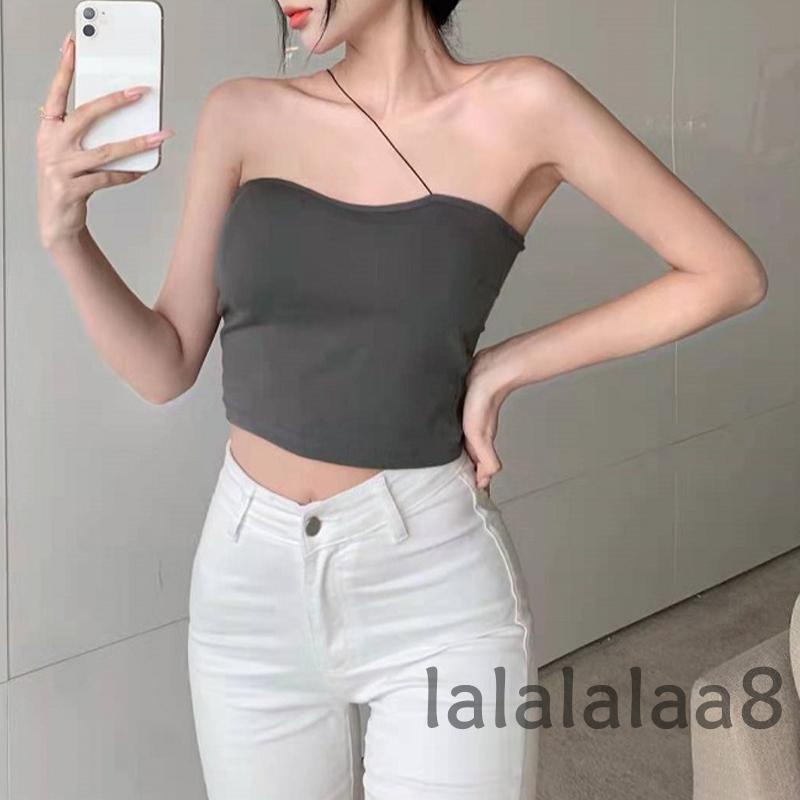Áo ống thoáng khí không tay màu trơn dành cho nữ