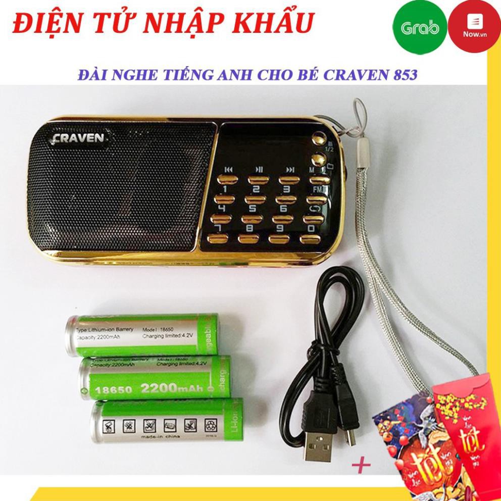 Máy nghe nhac, Loa mini mp3 CR -836s/ 853 nghe thẻ nhớ usb, Đài FM, đọc kinh phật pháp - BH 6 tháng