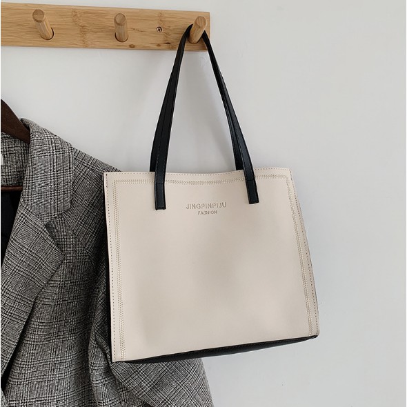 Túi xách nữ đeo vai Hàn Quốc phong cách vintage size lớn BAGROOM da PU mềm cao cấp | BigBuy360 - bigbuy360.vn