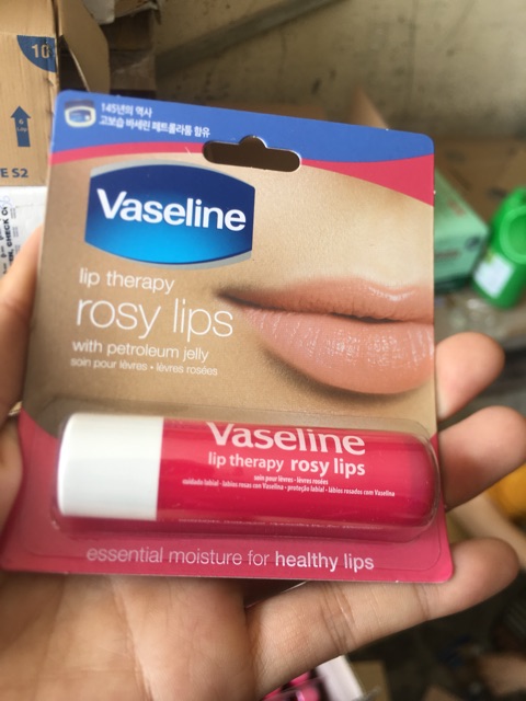 Son Dưỡng Môi Hồng Xinh Vaseline Rosy Lips Stick 4.8g(hoá đơn đỏ đầy đủ)