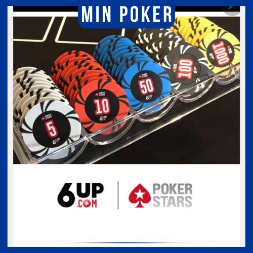 Chip Poker clay cao cấp 6up (Phỉnh Poker)