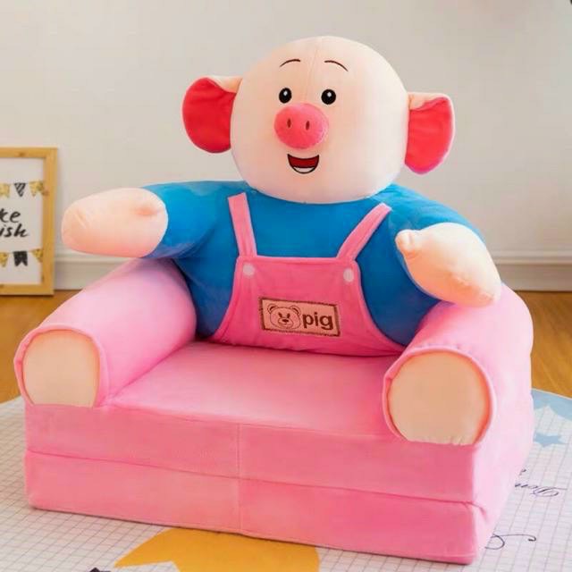 [Free ship-Sale lỗ]Ghế lười hình thú,sofa giường cho bé mẫu chuột micky đỏ&lt;br&gt;