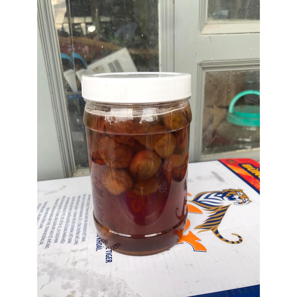 Mơ ngâm đường 1 kg, Mơ ngâm đường phèn nguyên chất.