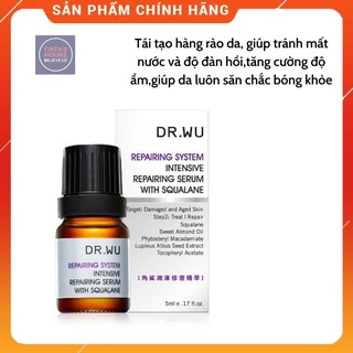 Serum phục hồi da Dr.Wu Reparing Squalane 5ml
