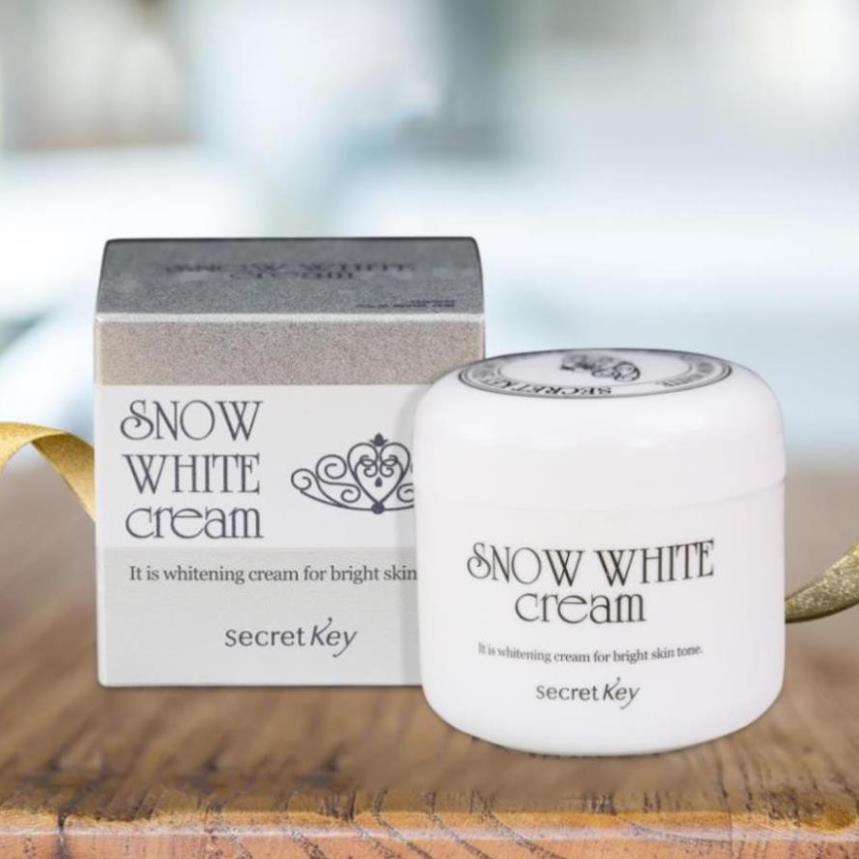 Bộ dưỡng trắng da toàn diện Secret Key (Snow White Cream 50g + Snow White Milky 200g)