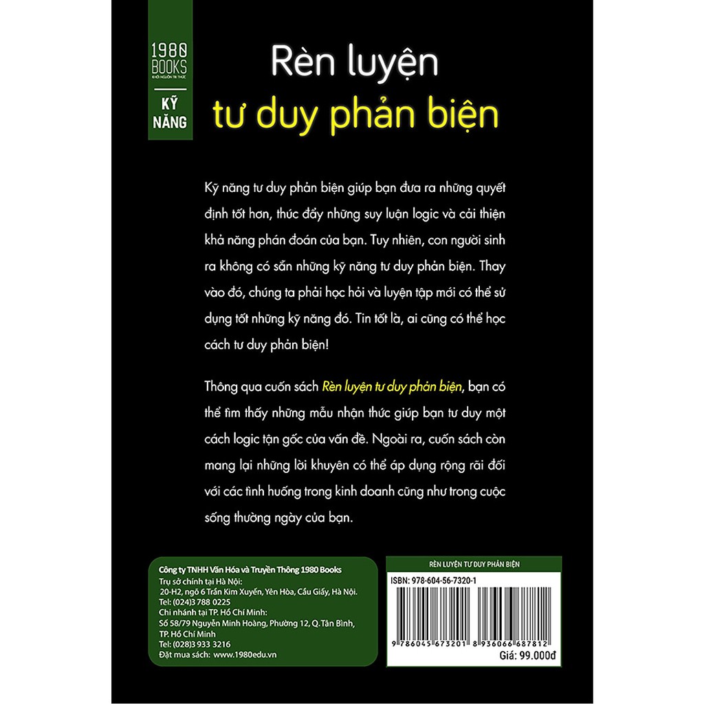 Sách - Rèn Luyện Tư Duy Phản Biện