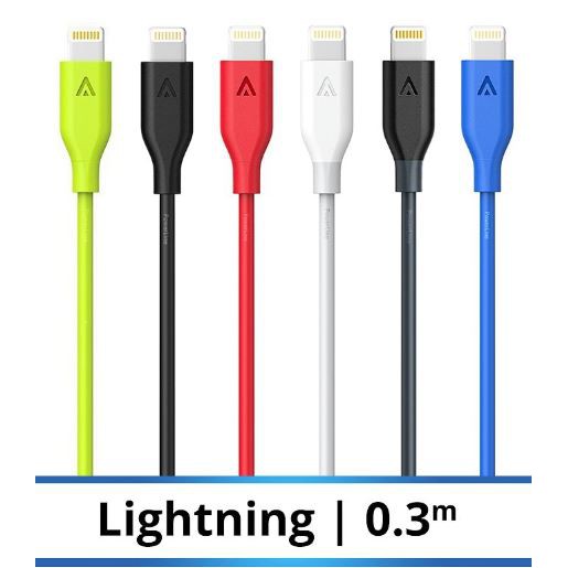 Cáp Lightning Anker Powerline cho iPhone iPad - Dài 0.3m