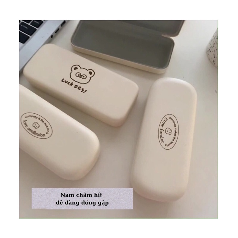 Hộp đựng kính hoạt hình dễ thương bằng da Pu giá rẻ